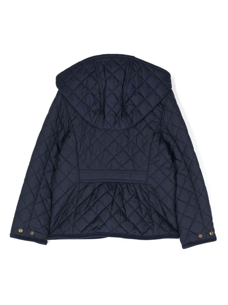 Audrey diamond-quilted hooded coat