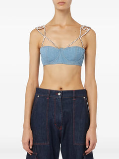 denim top