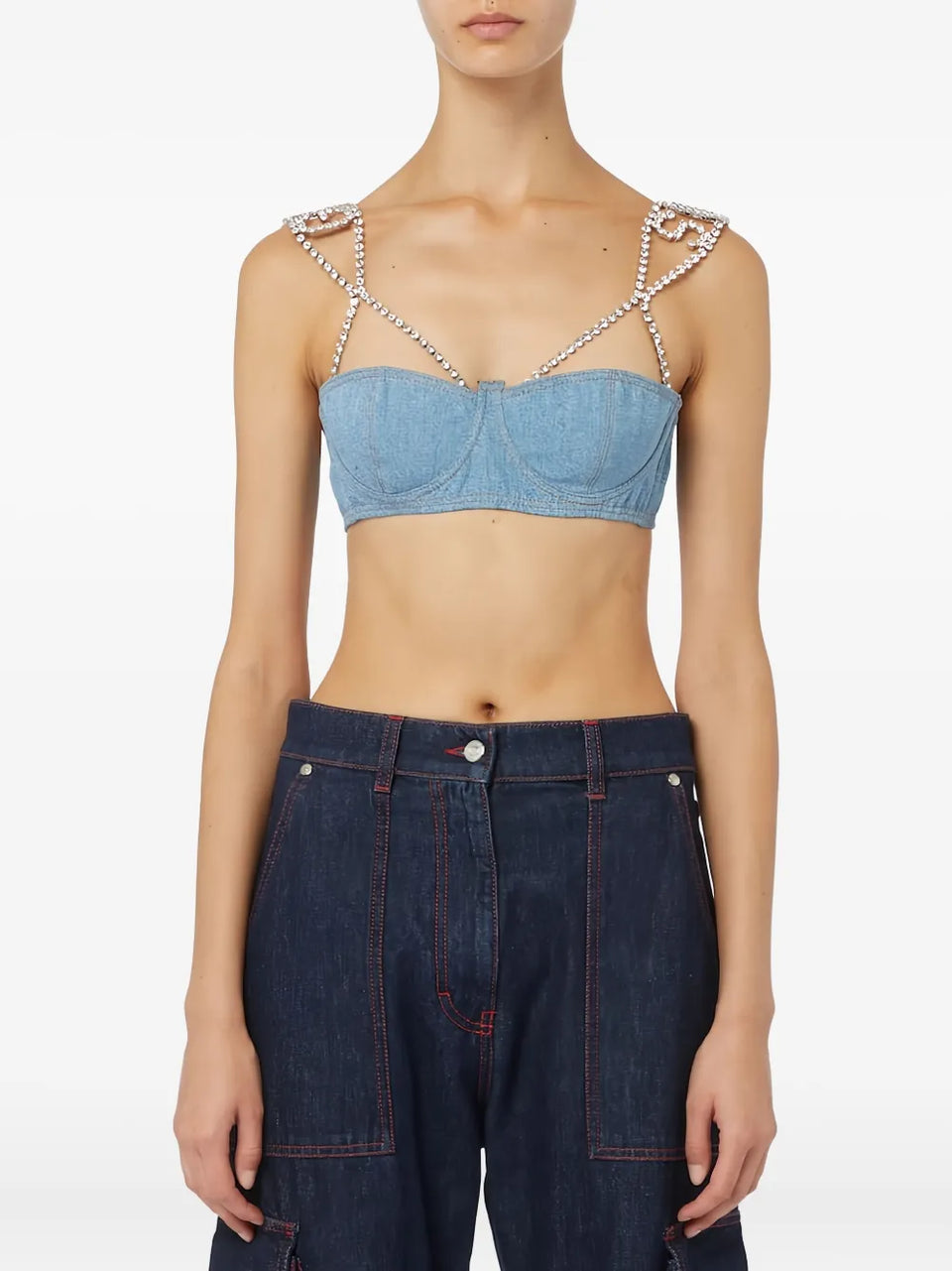 denim top