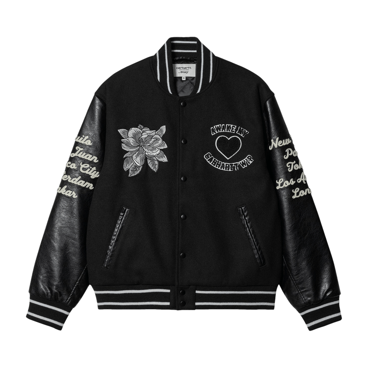 Carhartt WIP x Awake NY Teddy Jacket Black