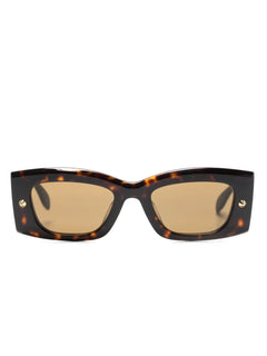 Spike Studs rectangular-frame sunglasses