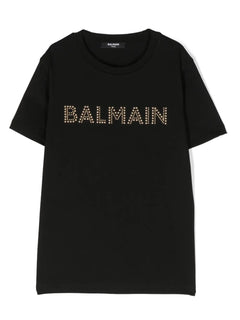 stud-embellished logo cotton T-Shirt
