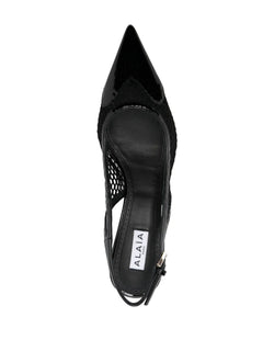 55mm Le Coeur slingback leather pumps