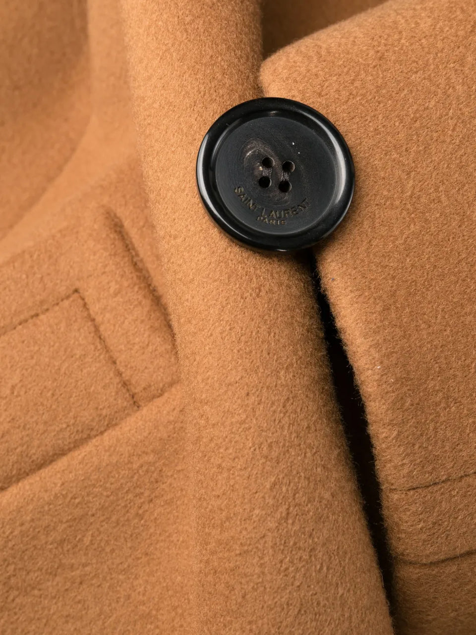 double-breasted wool coat