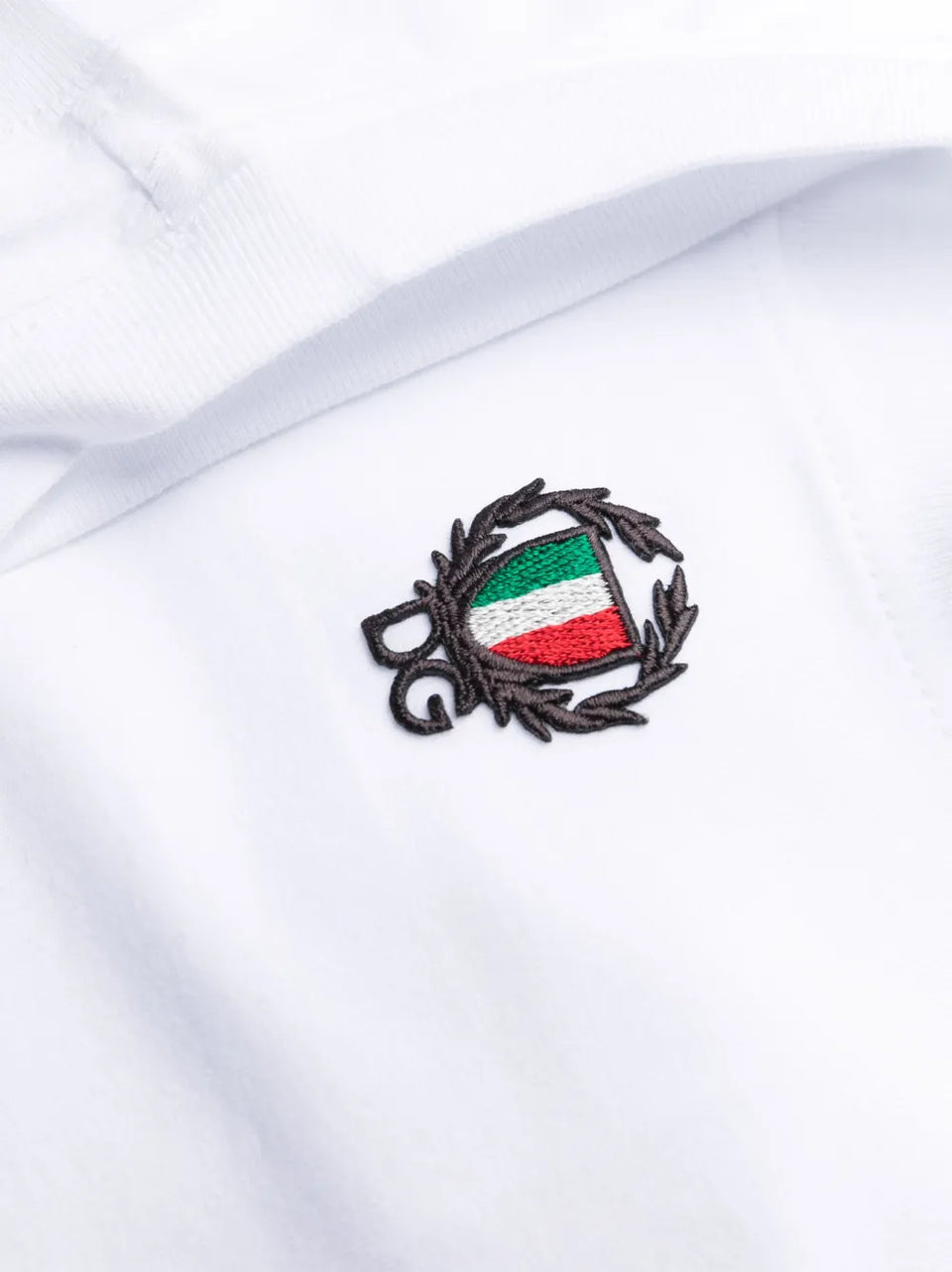 logo-embroidered tank top