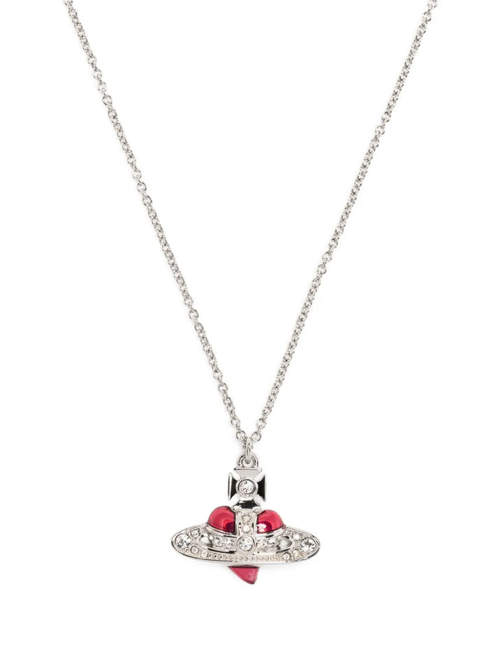 New Diamante Heart pendant necklace