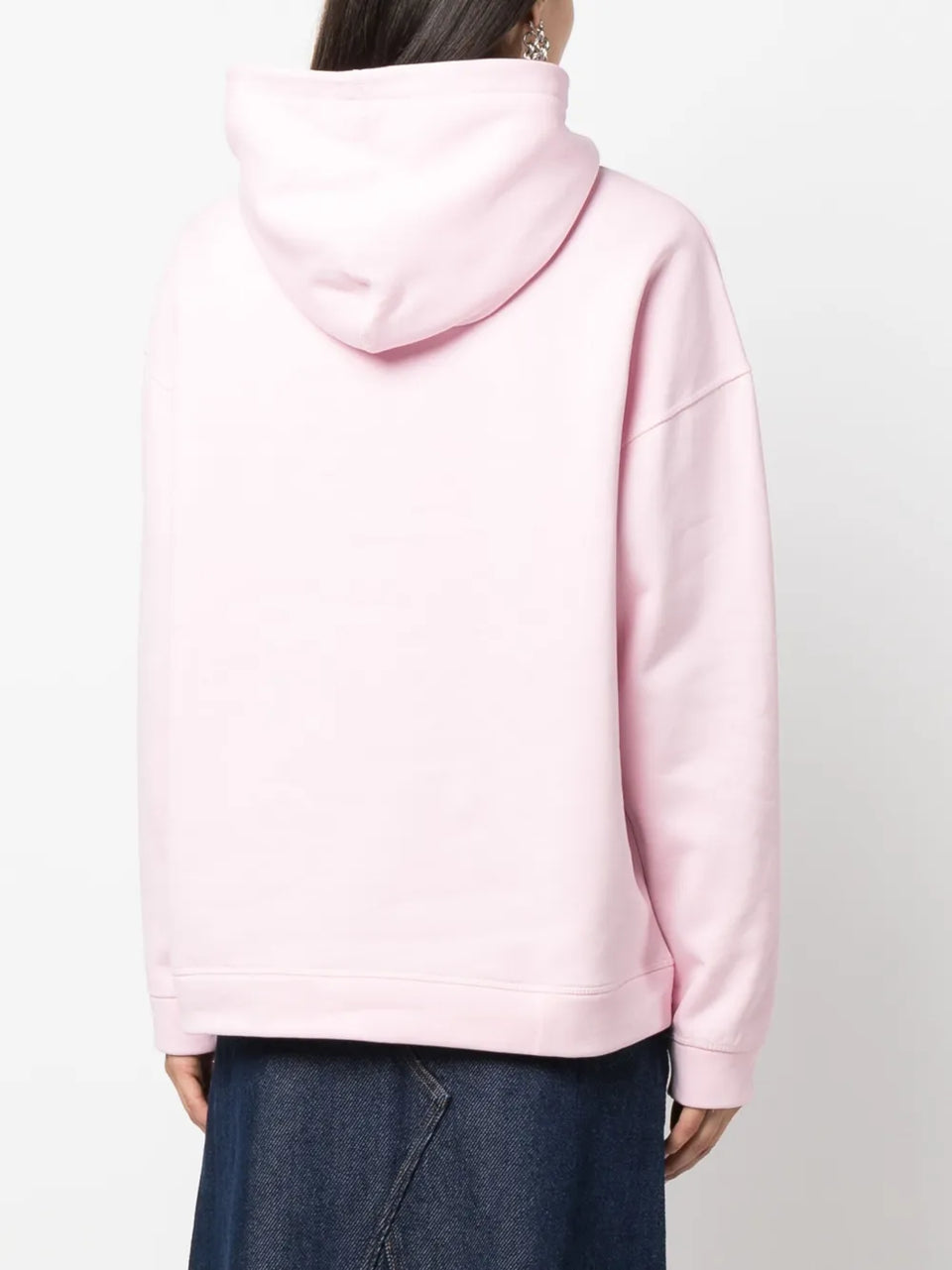 logo-print organic cotton Hoodie