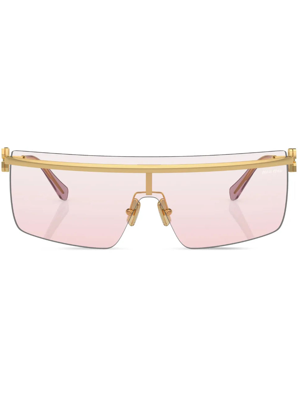 rimless square-frame sunglasses