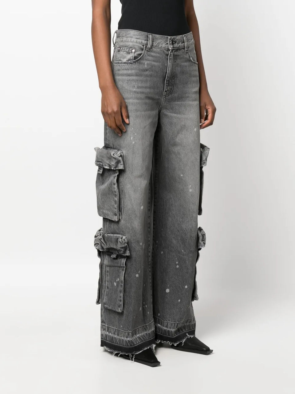 Baggy Cargo wide-leg jeans
