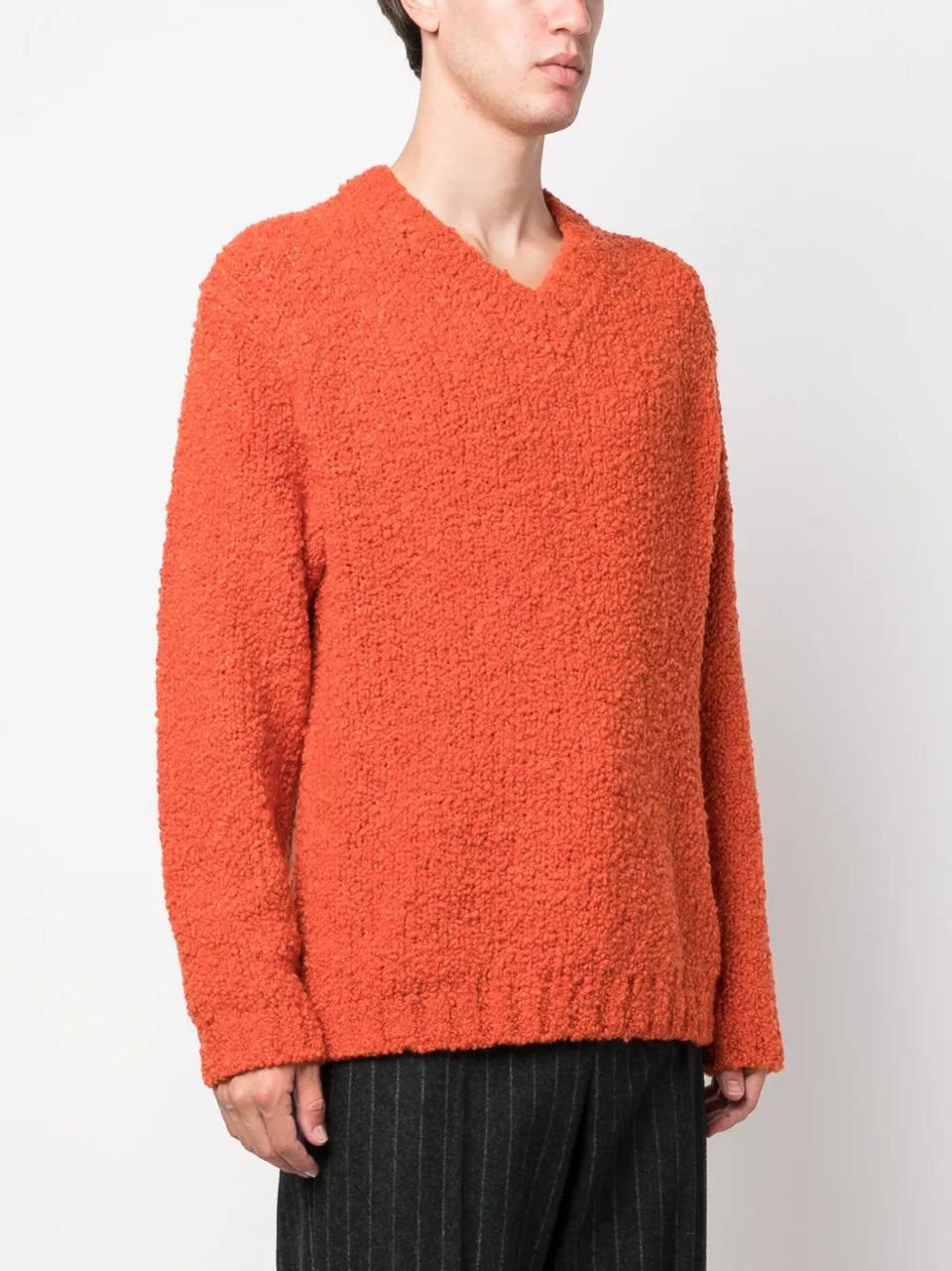 Aske fleece-texture jumper