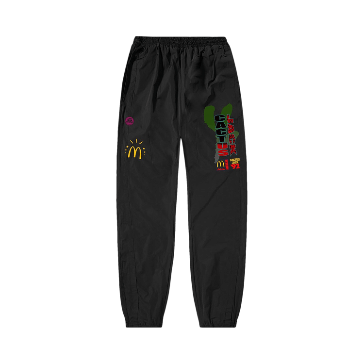 Cactus Jack by Travis Scott x McDonald's All American '92 Nylon Pants Black