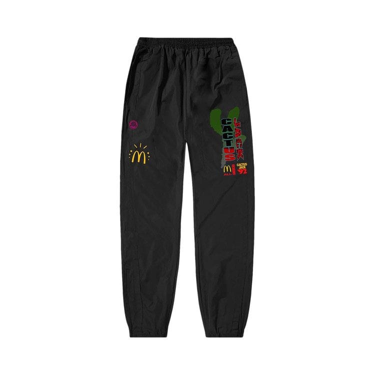 Cactus Jack by Travis Scott x McDonald's All American '92 Nylon Pants Black