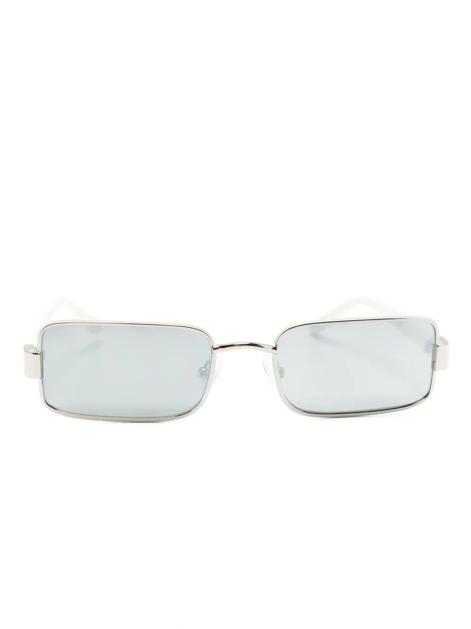 rectangle-frame metallic sunglasses