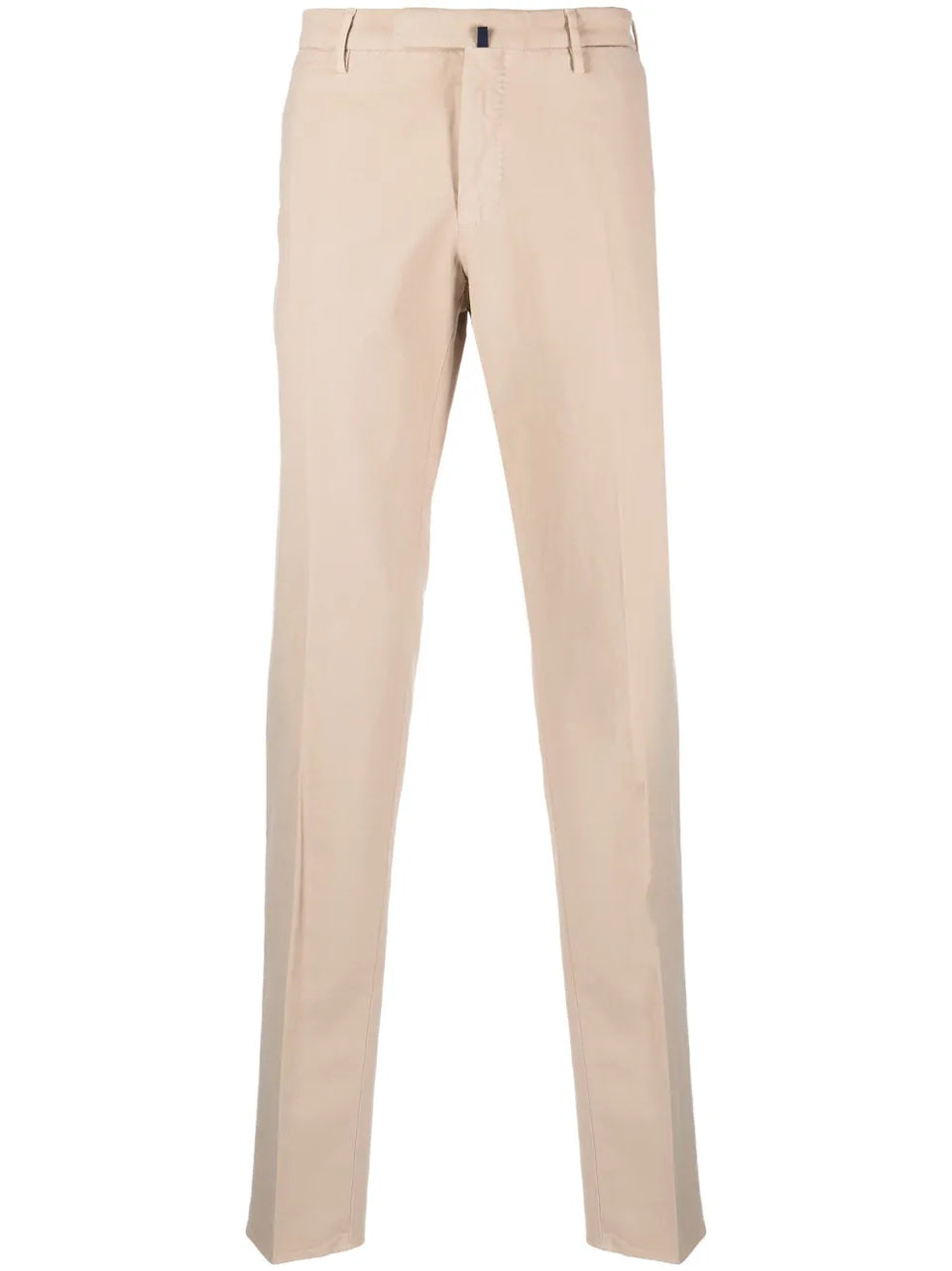 pleat-detailing cotton chinos