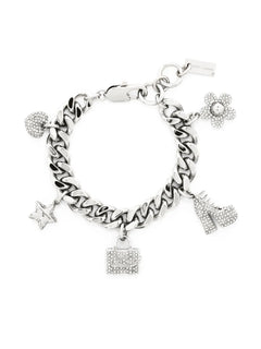 The Pavé Mini Icon charm bracelet