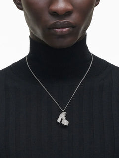 The Pavé Kiki boot necklace
