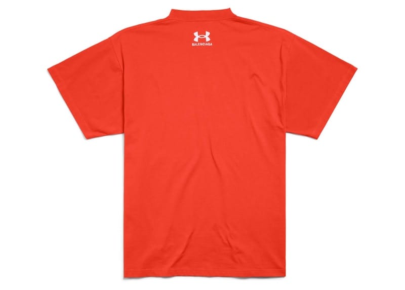 Balenciaga x Under Armour T-Shirt Oversized Fit Red/White