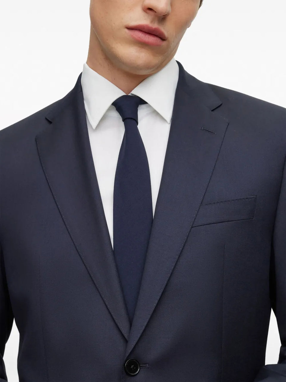 single-breasted fitted blazer