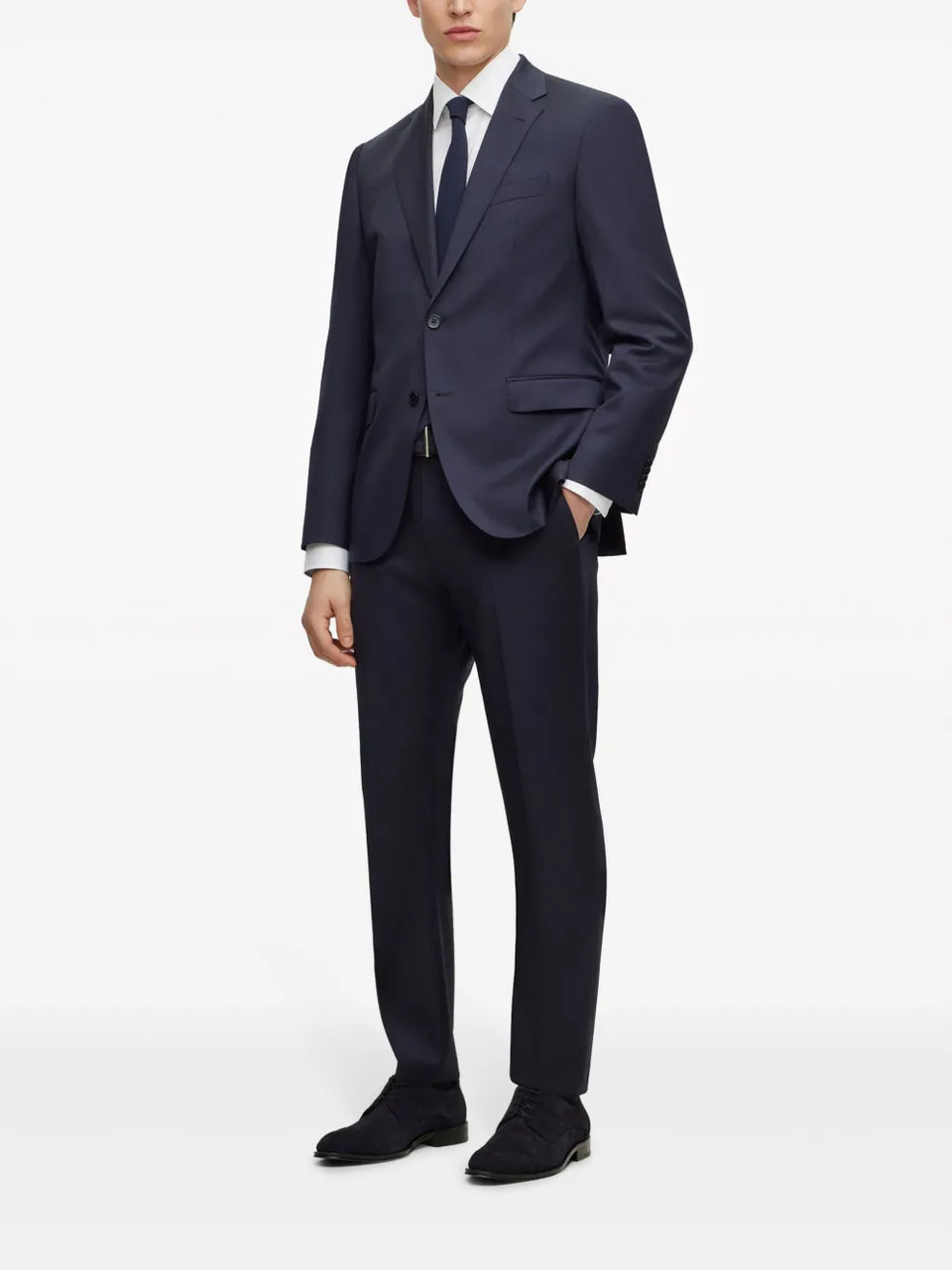 single-breasted fitted blazer