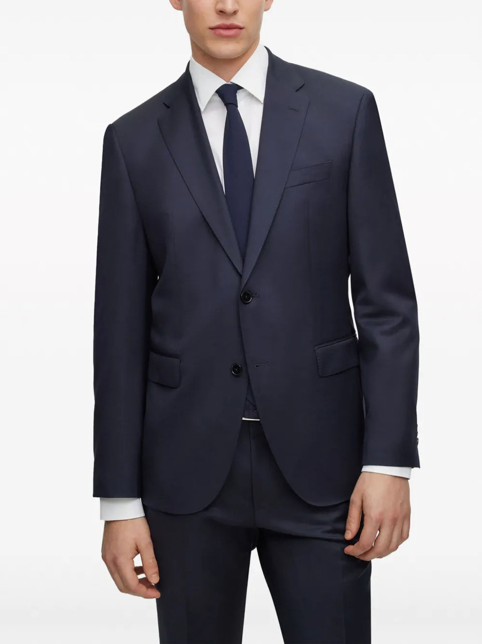 single-breasted fitted blazer