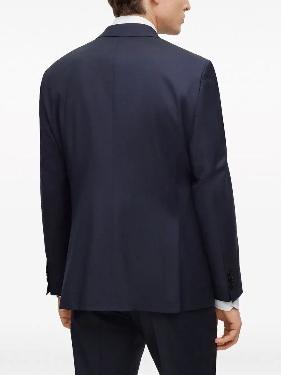 single-breasted fitted blazer