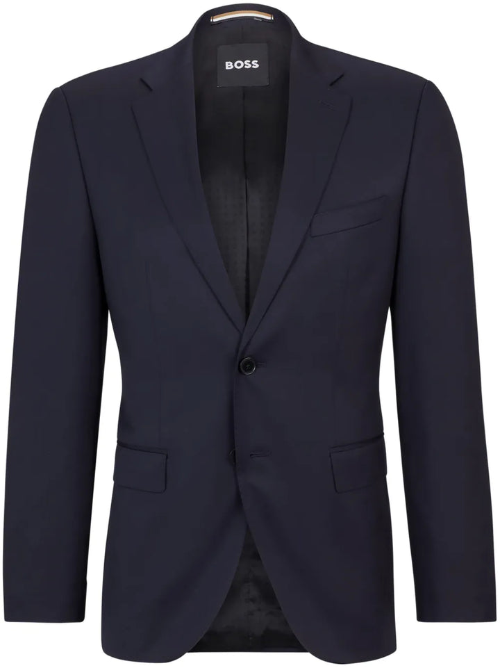 single-breasted fitted blazer