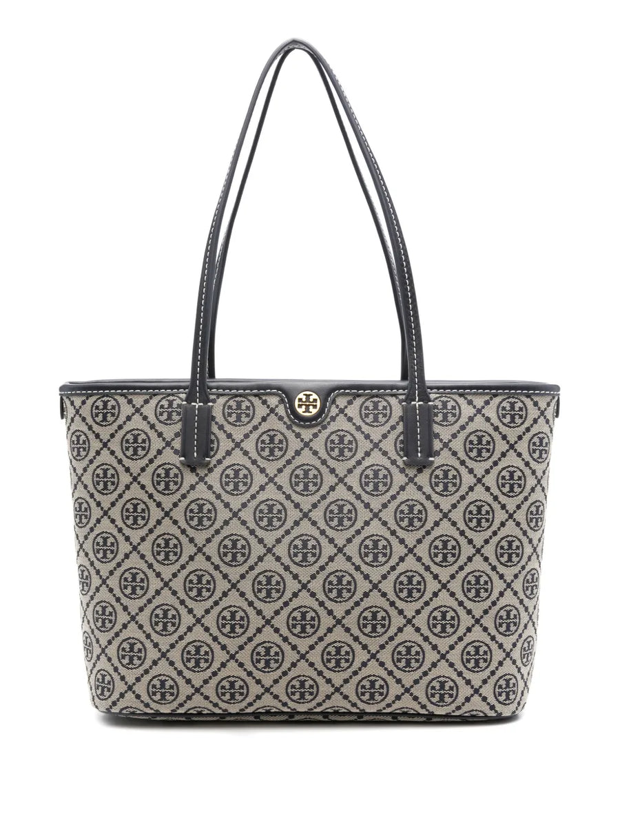 small T Monogram zip tote bag