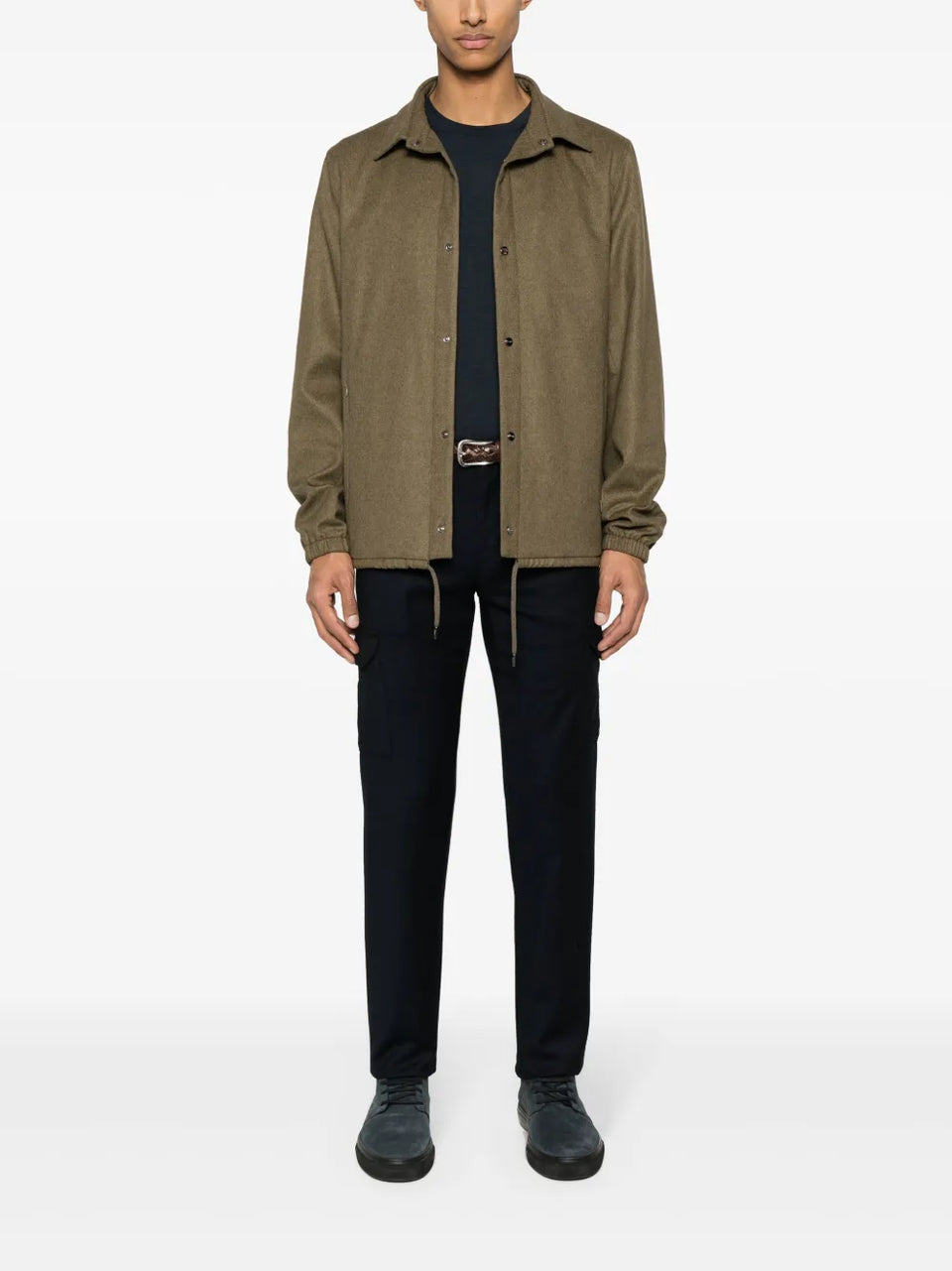 Wool Cargo Trousers
