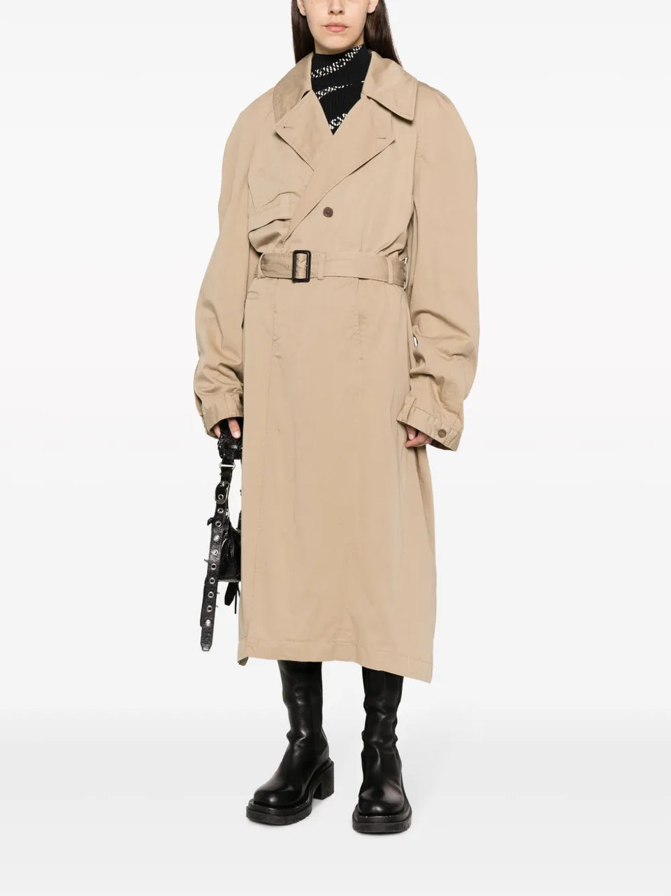 belted trench coat