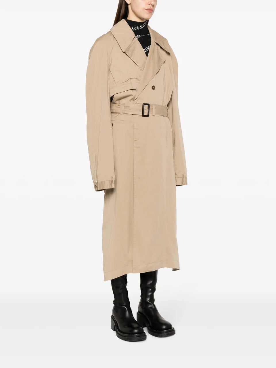 belted trench coat