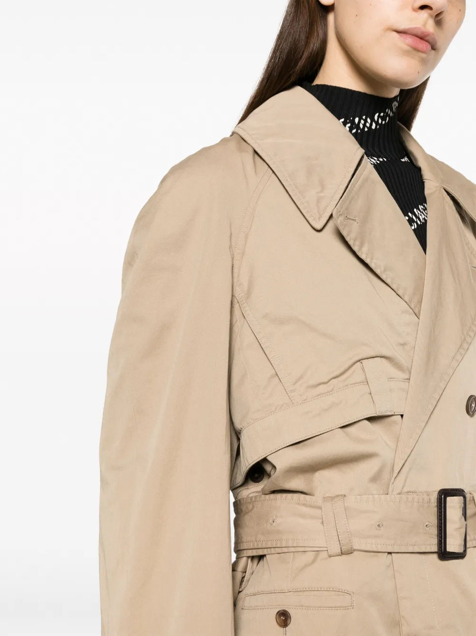 belted trench coat