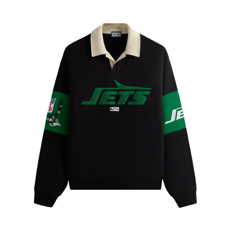 Kith & '47 for the NFL: Jets Nelson Collared Pullover Black