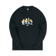 Kith For The Simpsons Bullies Long-Sleeve T-Shirt Black