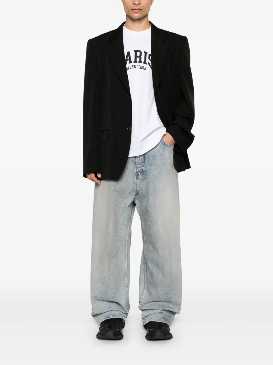 twill blazer