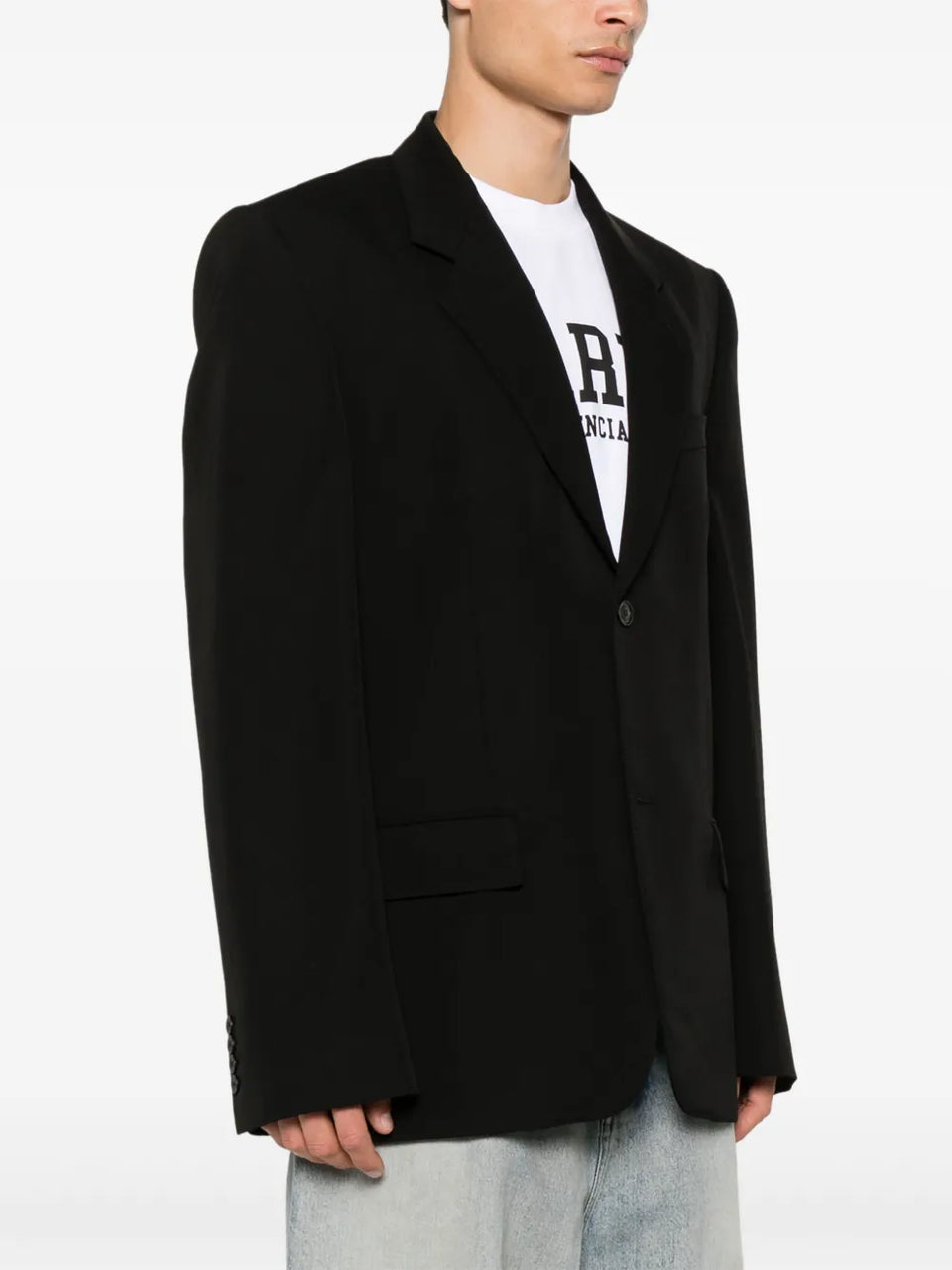 twill blazer
