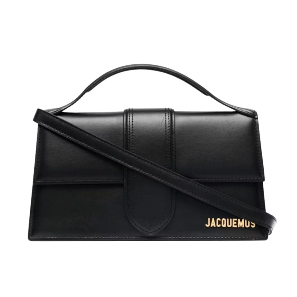 Jacquemus Le Grand Bambino Crossbody Strap Handbag Black