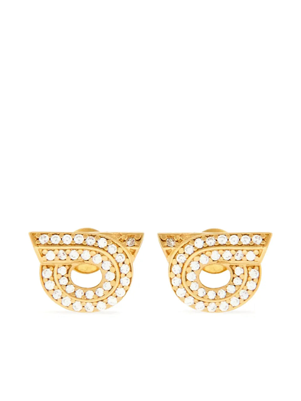 Gancini rhinestone-embellished earrings