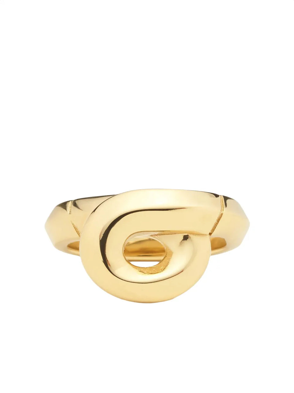 Gancini foulard ring