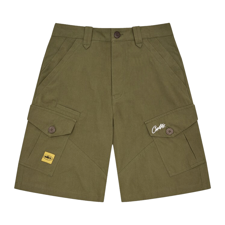 Corteiz Storm Cargo Shorts Khaki