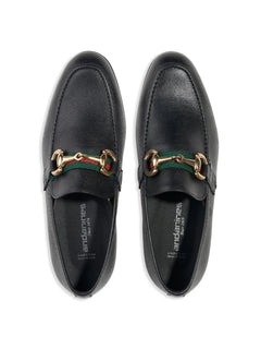 horsebit-detail leather mocassins