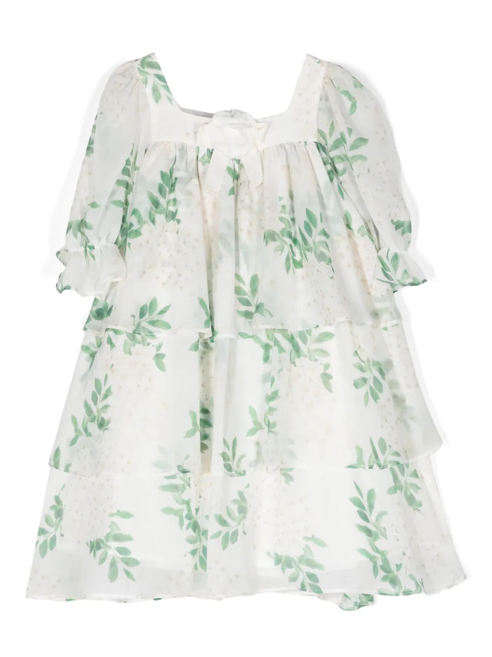 floral-print tiered dress