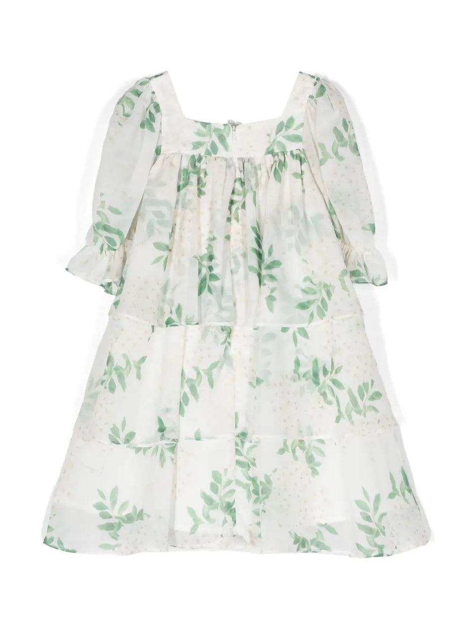 floral-print tiered dress