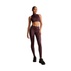 Nike x Skims Shine Women's High-Waisted V-Panel 26" Leggings  CURRANT