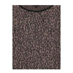 Brown Leopard Print Sweater