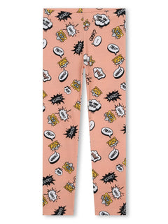 tiger-print jersey leggings
