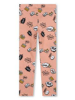 tiger-print jersey leggings