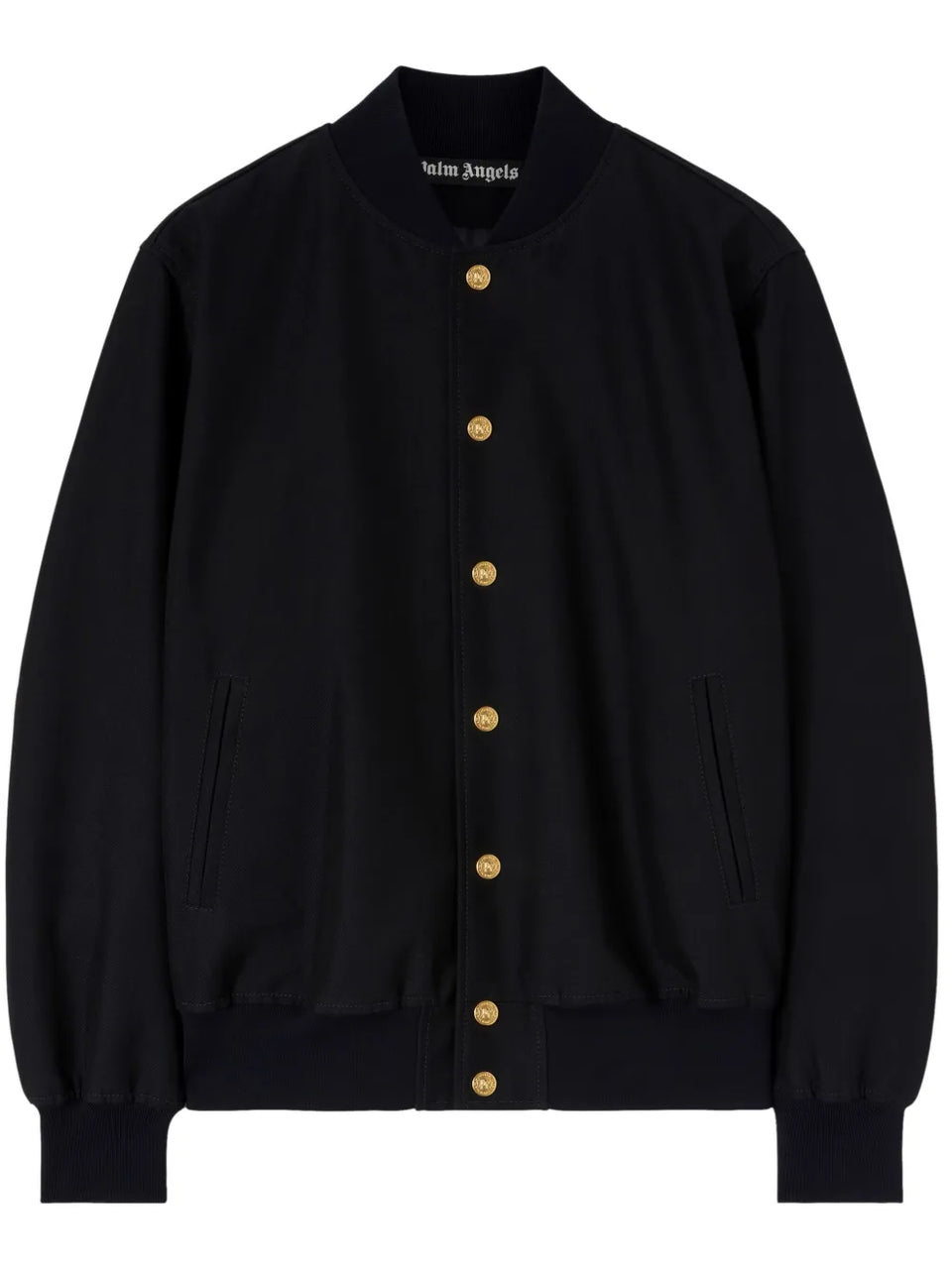 logo-print bomber jacket