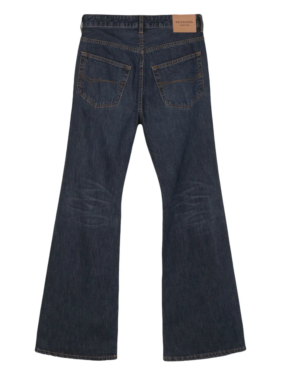 high-waisted bootcut jeans