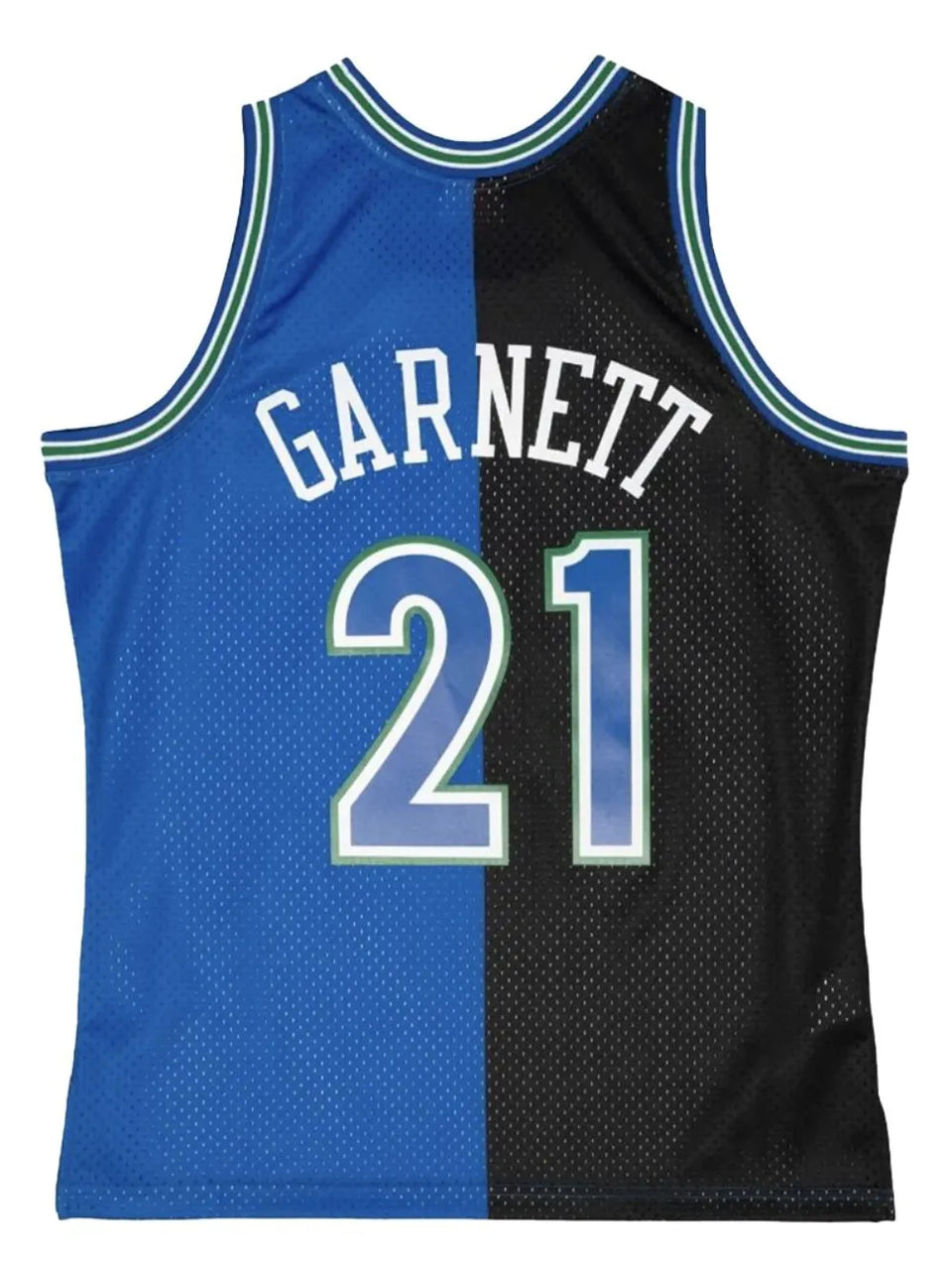 NBA Timberwolves 1995 Kevin Garnett Split Swingman basketball jersey