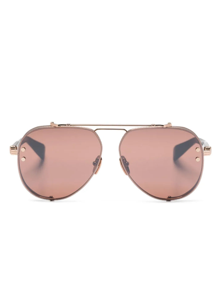 Captaine oval-frame gradient sunglasses
